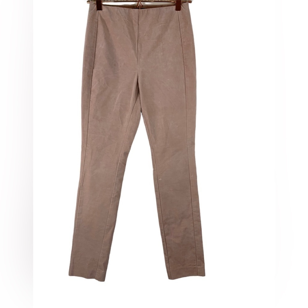 Theory Navalane Casual Velvet Stretch Pants in Dusty Pink Size 4